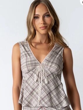 Bohme Jenna Plaid Blouse